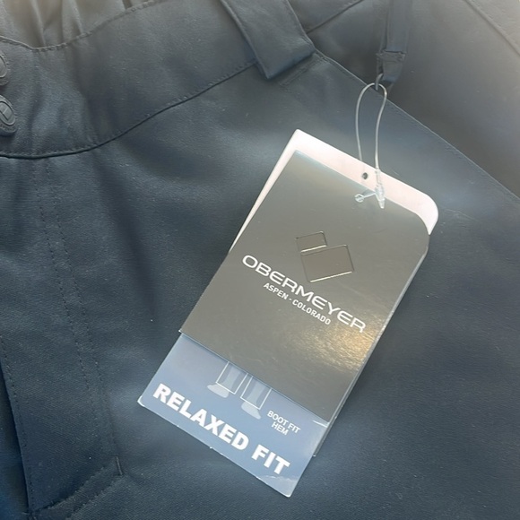 Obermeyer Keystone black snow ski‎ snowboard pants men’s large short 30” inseam - Picture 8 of 15